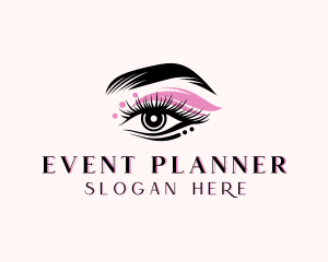 Perm - Eyelash Makeup Threading logo design