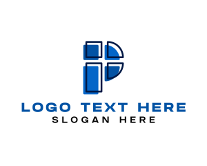 Professional - Professional Company Letter P logo design