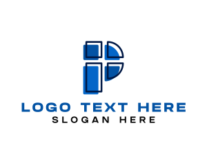 Professional Company Letter P Logo
