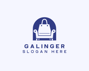 Chair Shopping Bag Logo