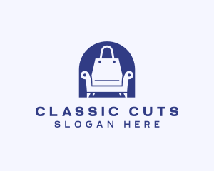 Chair Shopping Bag logo design