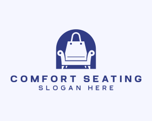 Chair Shopping Bag logo design