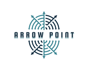 Archery - Adventure Navigation Arrow logo design