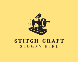 Sewing Machine Tailor logo design