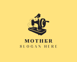 Knitter - Sewing Machine Tailor logo design