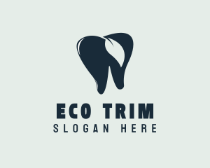 Blue Eco Tooth logo design