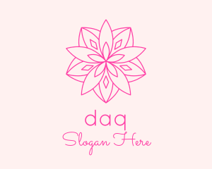 Minimalist - Minimalist Pink Sakura logo design
