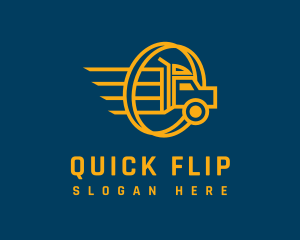 Professional Trucking Logistics logo design