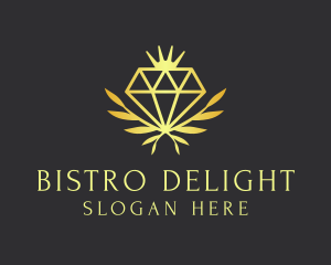 Luxury Diamond Jewelry logo design