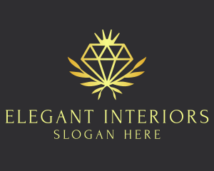 Luxury Diamond Jewelry logo design