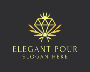 Luxury Diamond Jewelry logo design