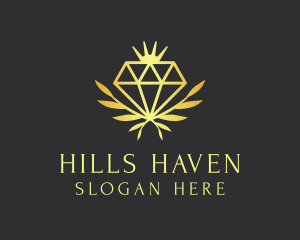 Luxury Diamond Jewelry logo design