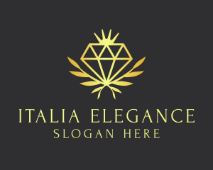 Luxury Diamond Jewelry logo design