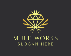 Luxury Diamond Jewelry logo design