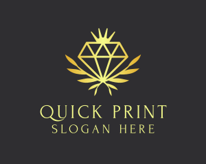 Luxury Diamond Jewelry logo design