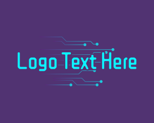 Software - Software Circuit Wordmark logo design