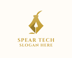 Spear - Elegant Fountain Pen Spear logo design