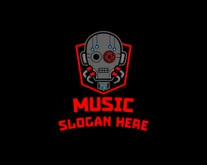 Clan - Robotic Cyber Game logo design