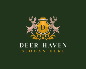 Deer Antler Crest logo design