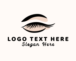Threading - Beauty Eyelash Extension logo design