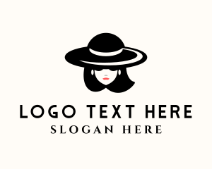 Style - Fashion Hat Woman logo design