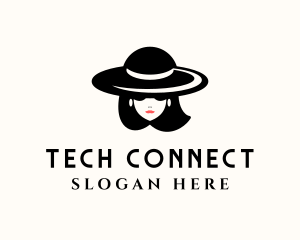 Accessories - Fashion Hat Woman logo design