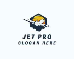 Travel Jet Aviation logo design