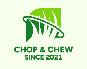 Green - Green Leaf Grass logo design