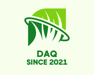 Eco - Green Leaf Grass logo design