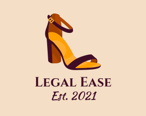 Woman - Elegant Heel Sandals logo design