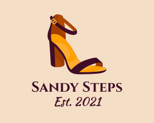 Sandals - Elegant Heel Sandals logo design