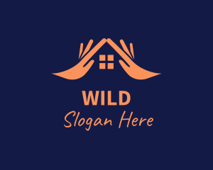 House Charity Hand  Logo