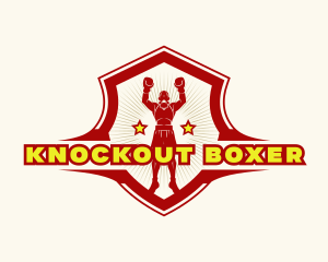 Boxer Training Gym logo design