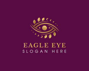 Moon Elegant Eye logo design