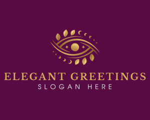 Moon Elegant Eye logo design