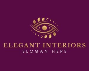 Moon Elegant Eye logo design