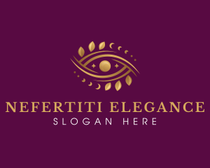 Moon Elegant Eye logo design