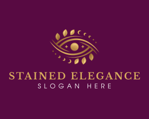 Moon Elegant Eye logo design