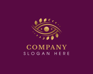 Magical - Moon Elegant Eye logo design