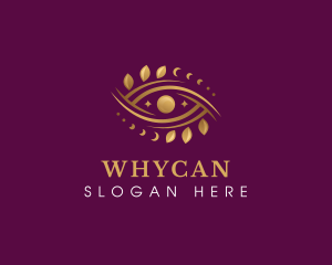 Mystic - Moon Elegant Eye logo design