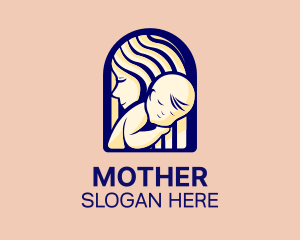 Mother Baby Nursery logo design