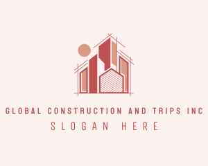 Building - Real Estate Building Architecture logo design
