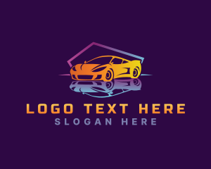 Sedan - Automotive Vehicle Car logo design