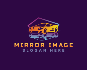 Reflection - Automotive Vehicle Car logo design