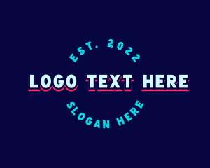 Stream - Retro Digital Game logo design