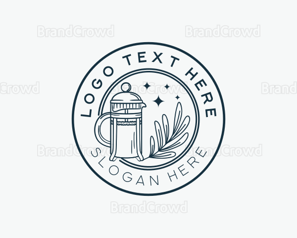 Tea Leaf French Press Logo