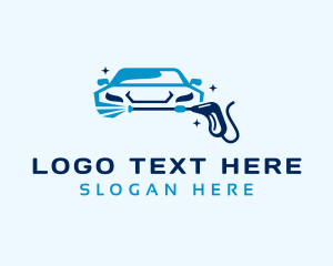 Sedan - Clean Car Power Washing logo design