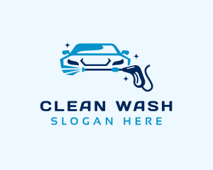 Clean Car Power Washing logo design