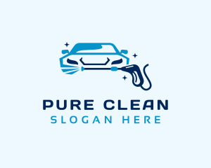 Clean Car Power Washing logo design