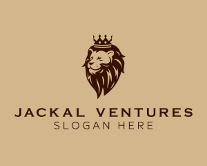 Regal Lion Crown logo design